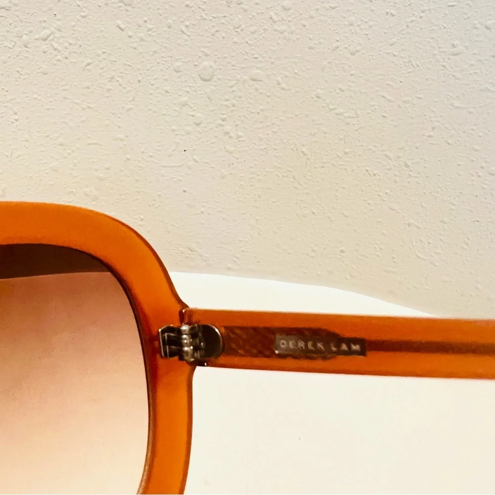 Derek Lam Charlotte Amber Women’s Plastic 54 mm Sunglasses NIB